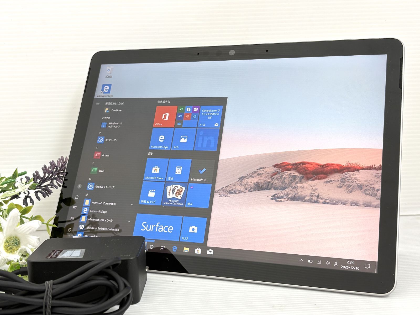 良品 バッテリー良好】Microsoft SURFACE GO2 model:1927『Core M3