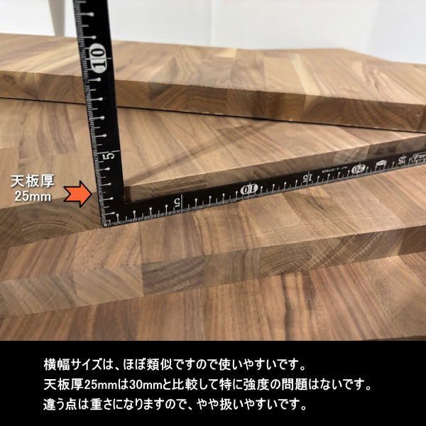 ウォールナット集成材 胡桃 くるみ 材 端材 4点セット 約22 kg 無塗装 天板厚25 mm 766-203-25 763-396-25 764-398-25 764-403-25 訳あり処分 重量あり DIY 最安値