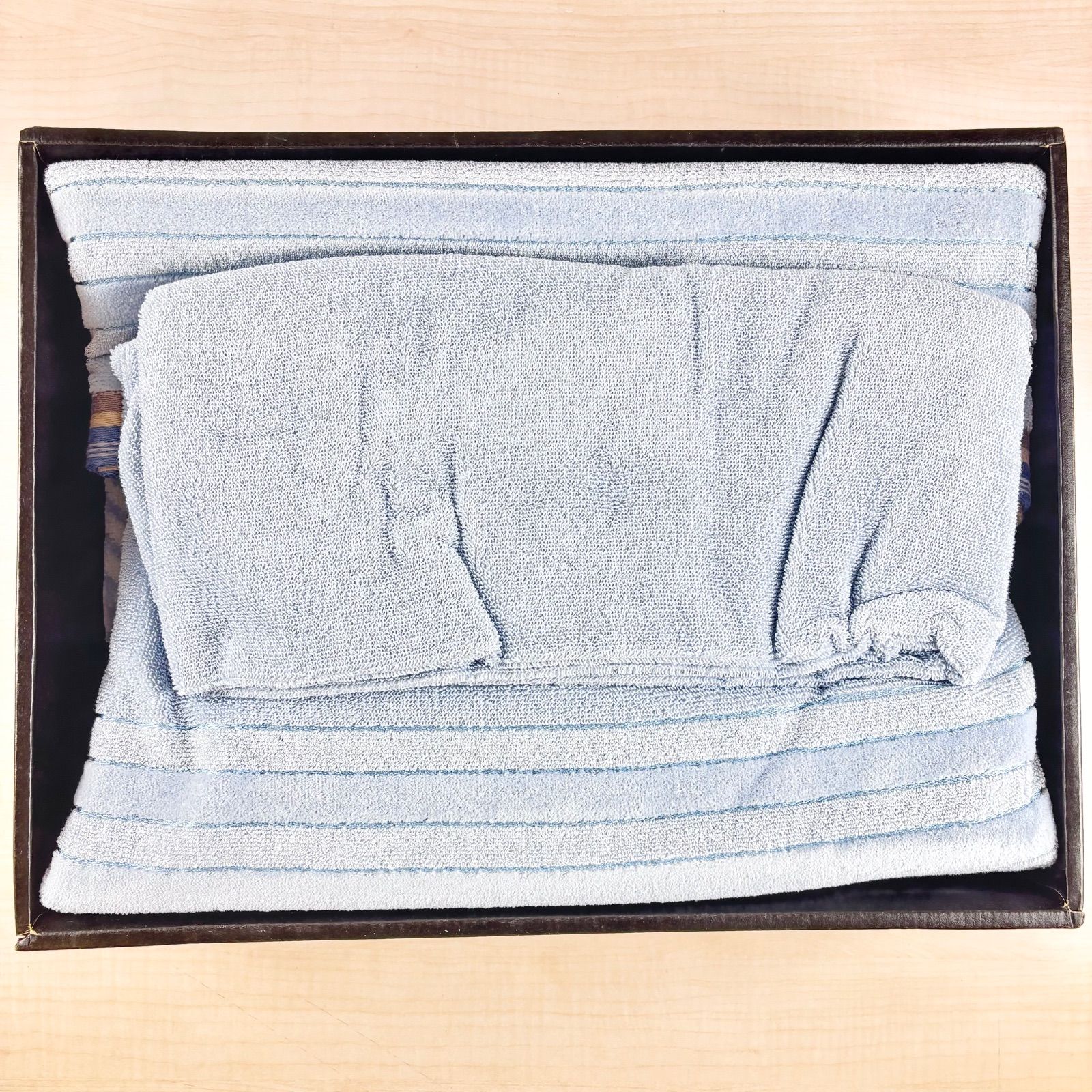 未使用品】YVESSAINTLAURENT タオルケット 140×190 綿100％ 3321-0250