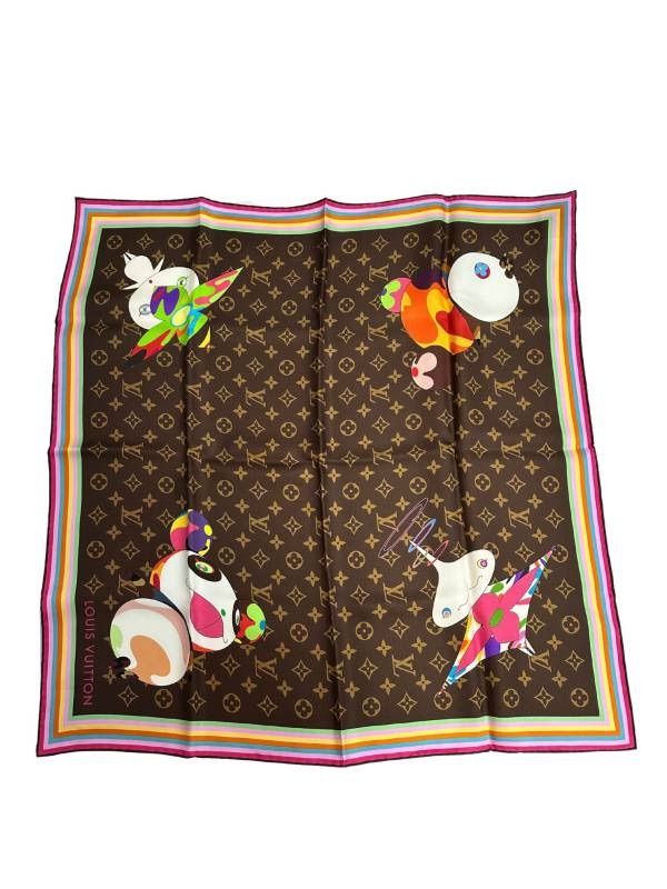 LOUIS VUITTON ルイヴィトン モノグラムマルチ パンダ カレ70 スーパー