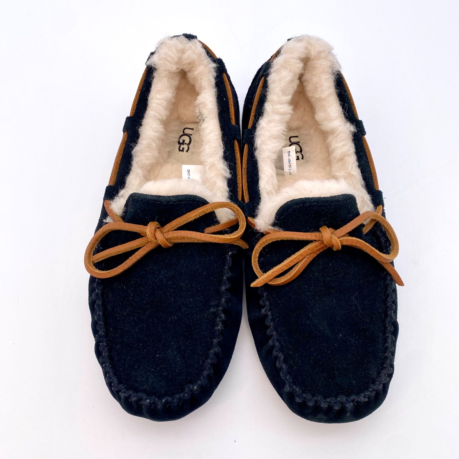 UGG アグ ダコタ モカシン シューズ ボア ブラック トヨ 。様美品