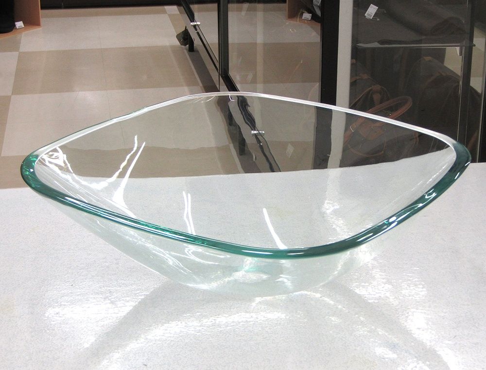 ガラス製 卓上タイプ 洗面シンク FA 012 A 1 洗面ボウル 手洗いボウル