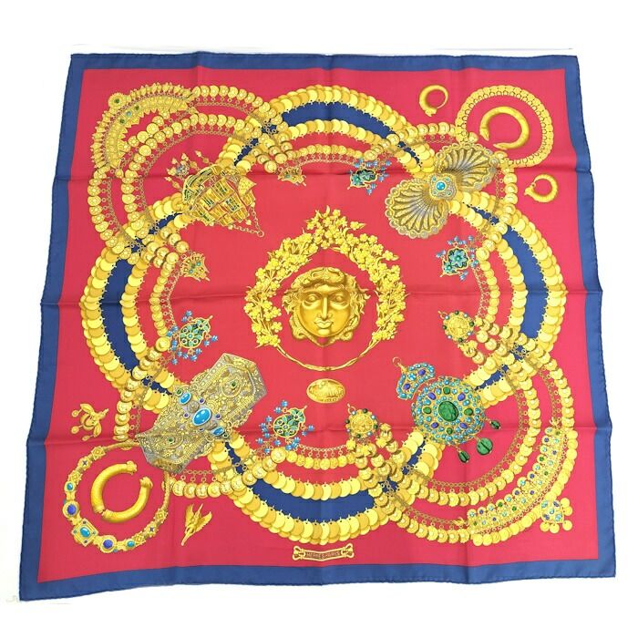 HERMES カレ90 KOSMIMA 宇宙 スカーフ シルク100% - メルカリ