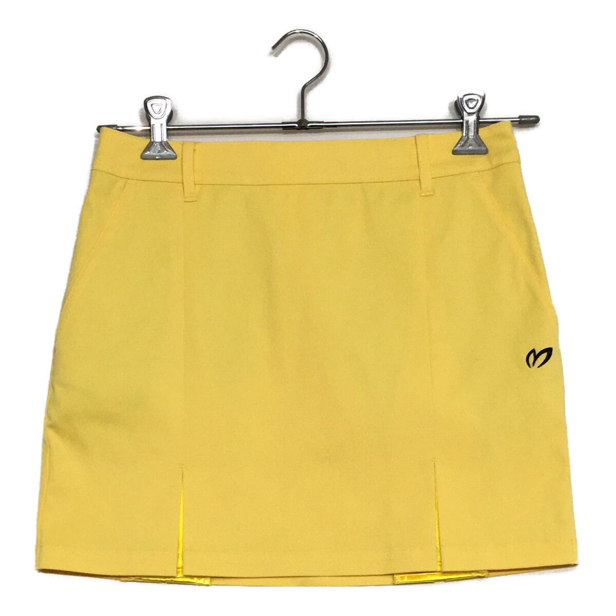【マスターバニーエディション】ゴルフ スカート 軽量 ストレッチ イエロー×黒 サイズ：00 MASTER BUNNY EDITION マスターバニーエディション