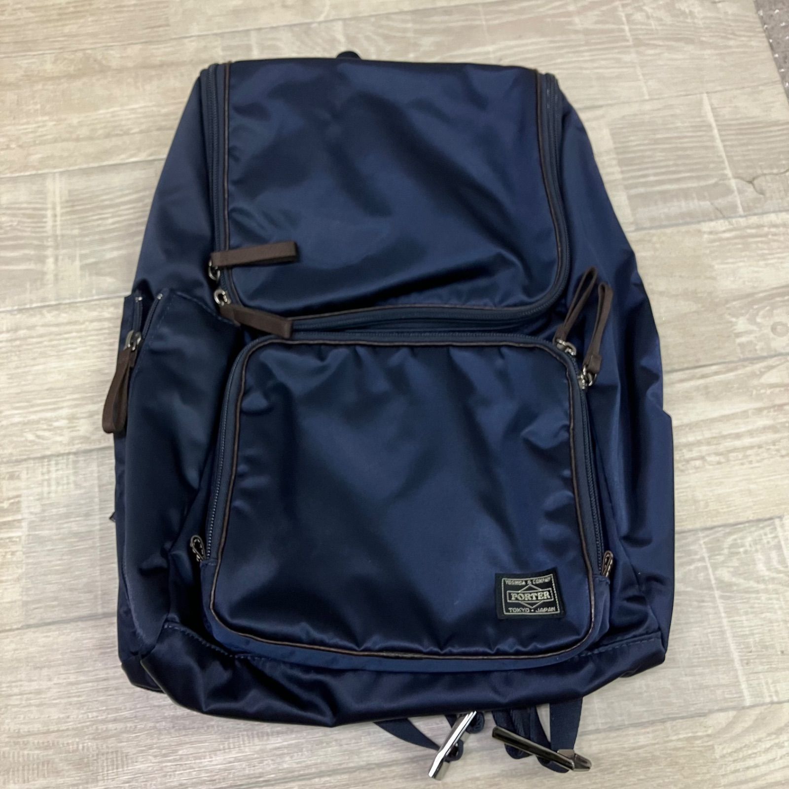 良品 ポーター POTER リュック ベスト バックパック PLAN ネイビー