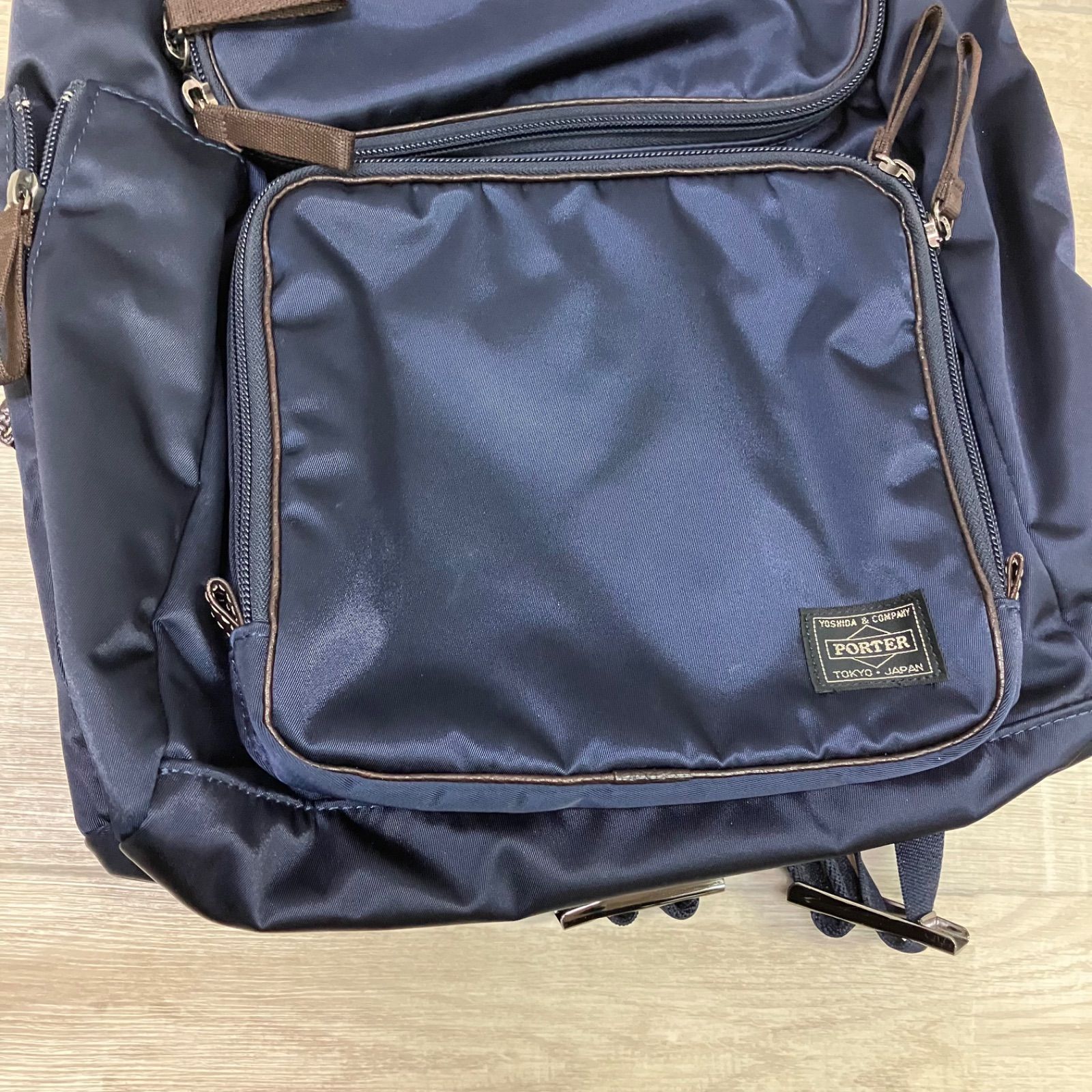 良品 ポーター POTER リュック ベスト バックパック PLAN ネイビー