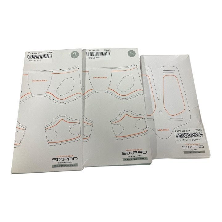 F-019-111 SIXPAD シックスパッド ジェルシート ボトムベルト 入り× レッグベルト高伝導ジェルシート 入り