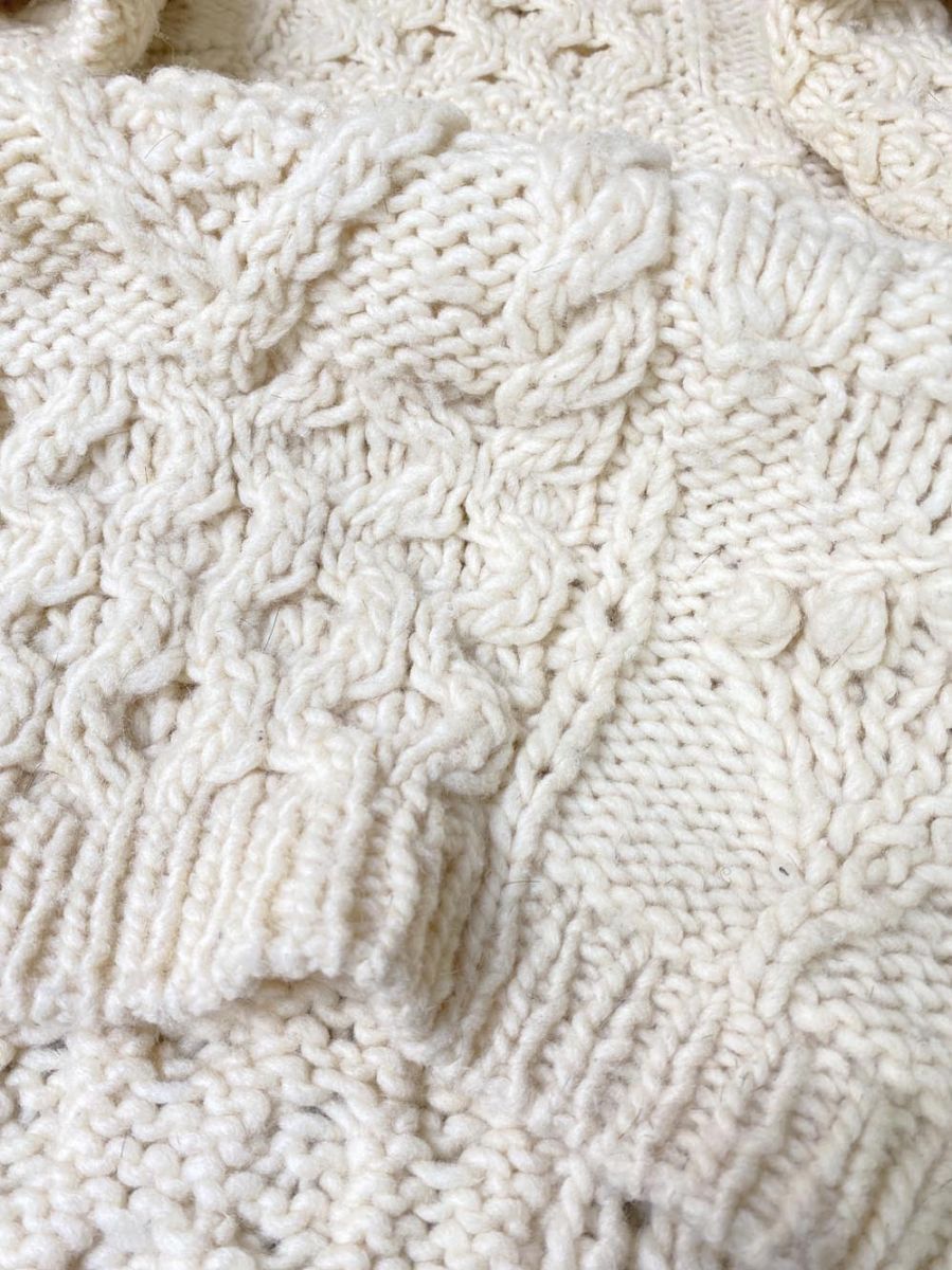 パターンハンドニット 手編み