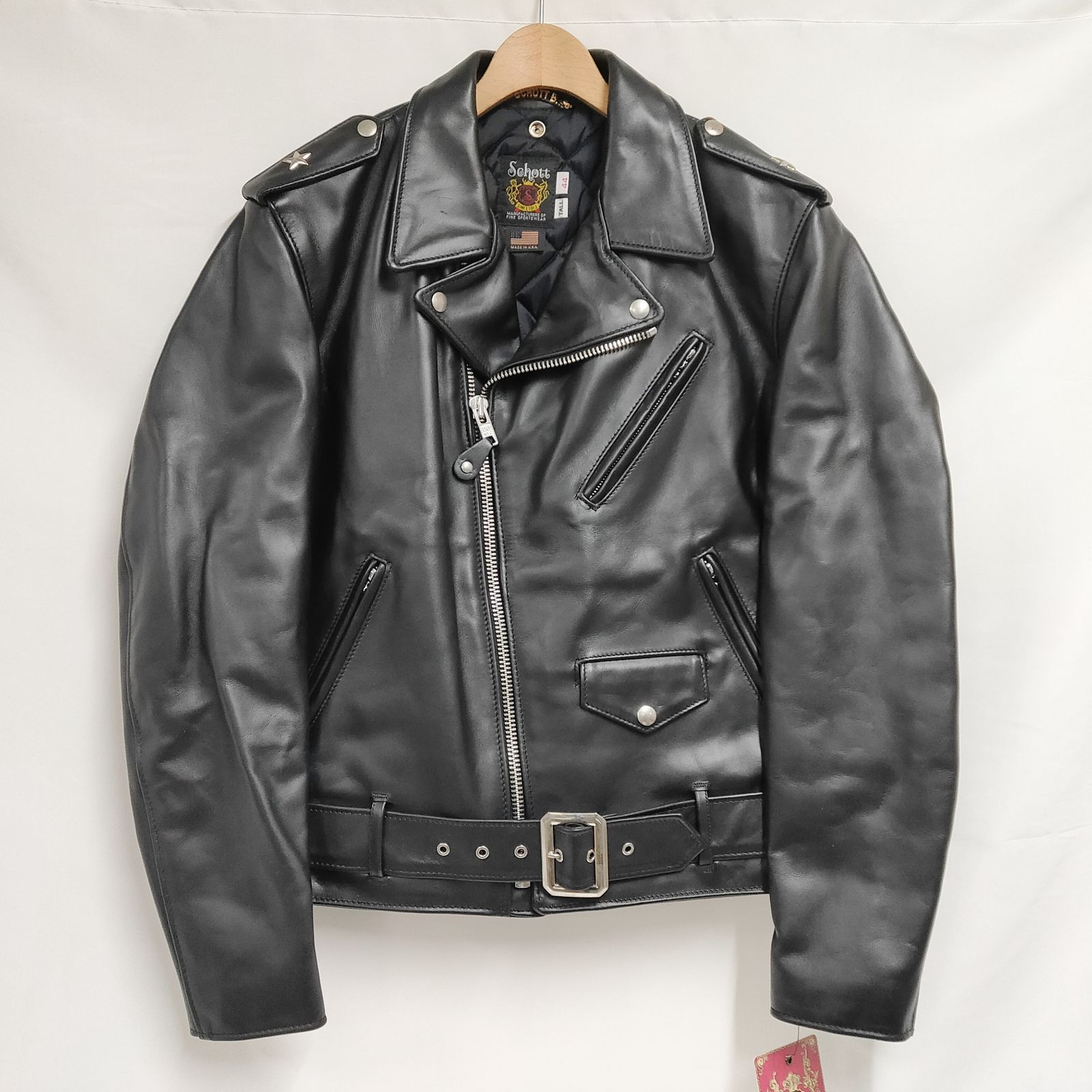 新品 未使用 ショット ワンスター トール ライダース レザージャケット 