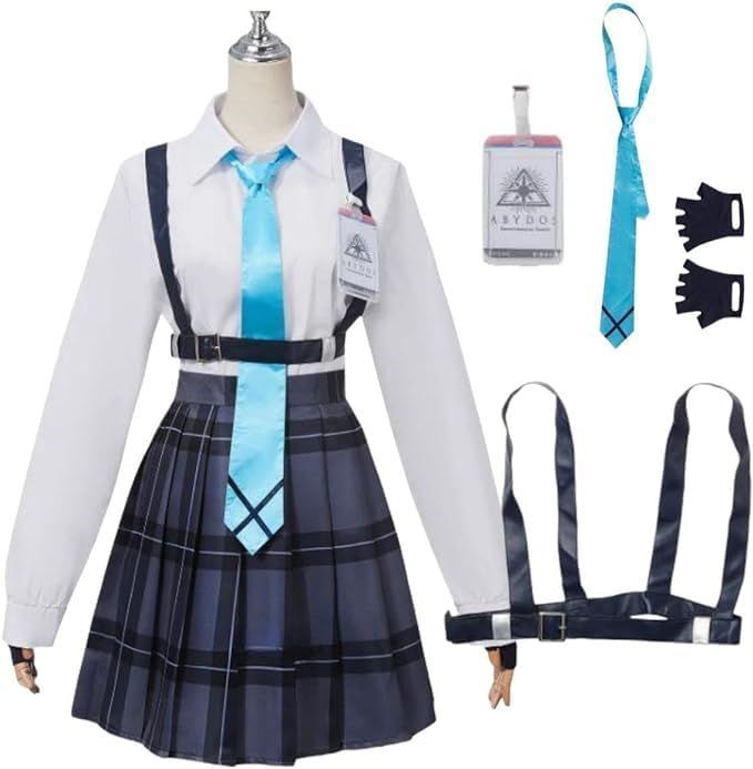 小鳥遊ホシノコスプレ 衣装 ブルアカ ホシノ制服手袋付き 靴下付き カード付き 祭り 仮装 cosplay