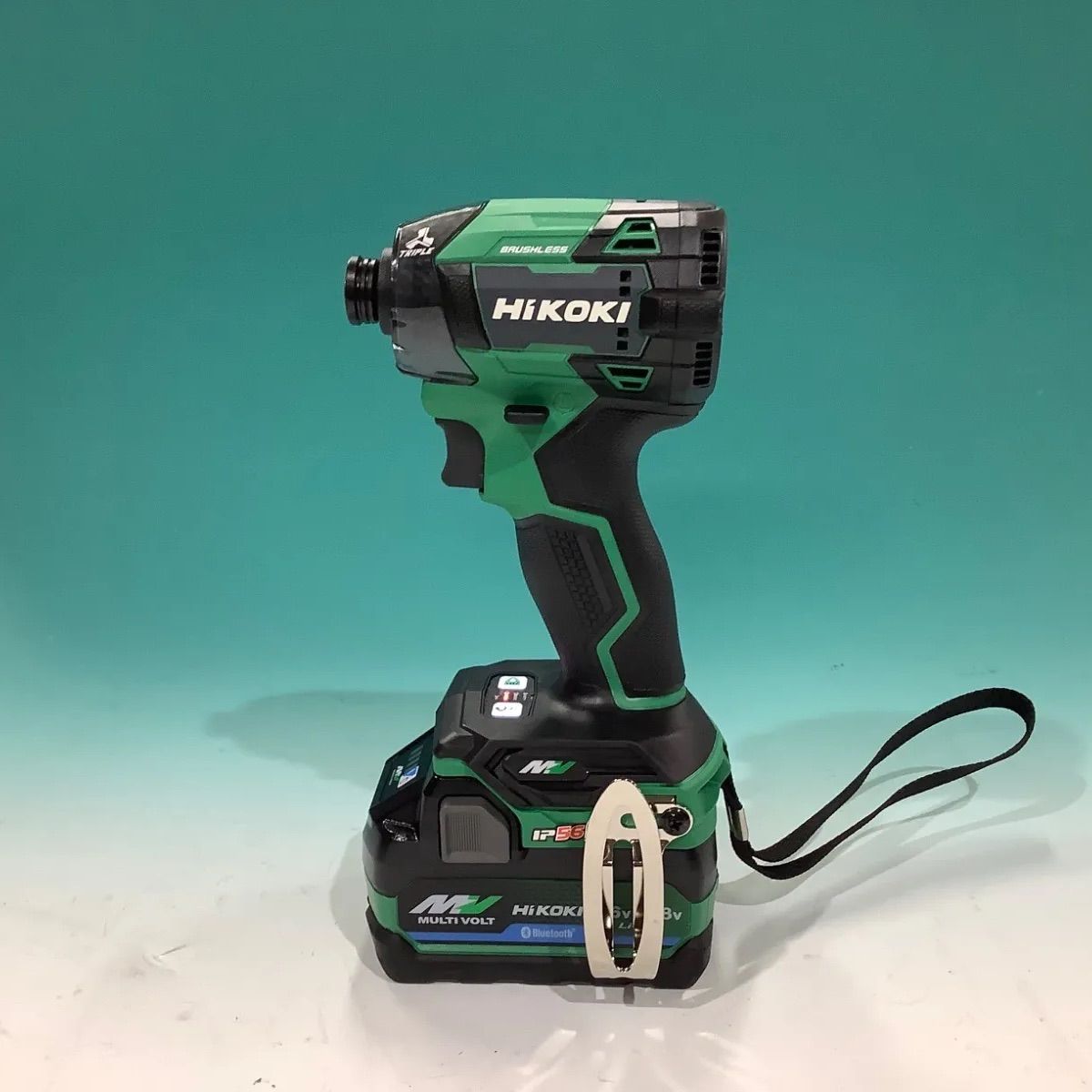 HiKOKI ハイコーキ 36 V 充電式 インパクトドライバ グリーン Bluetooth機能付蓄電池 2ポート充電器 ケース付 WH DD 2 XHLSZ