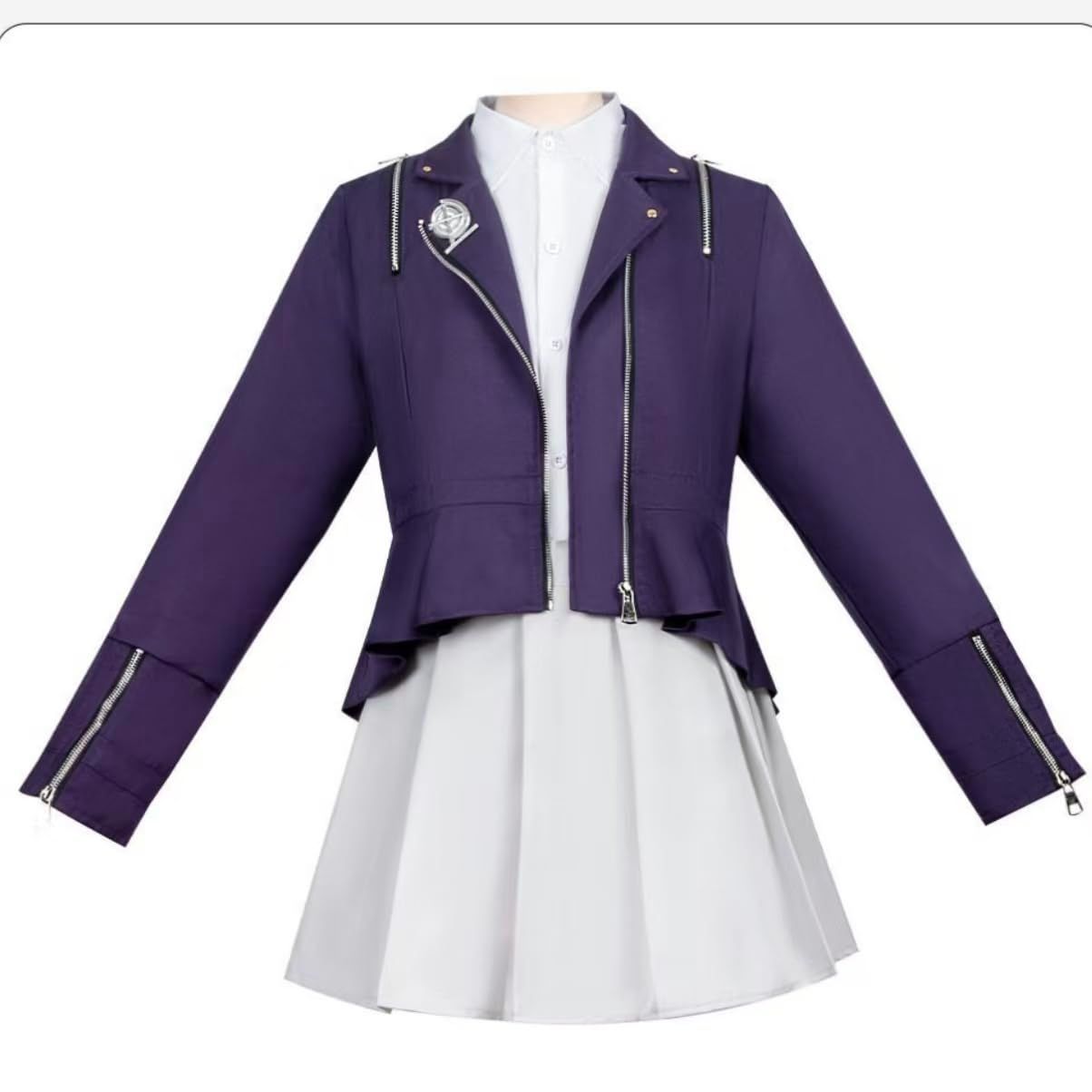 百日戦紀cos服霧藤希紫制服全そろい遊戯同款常服cos二次元日常