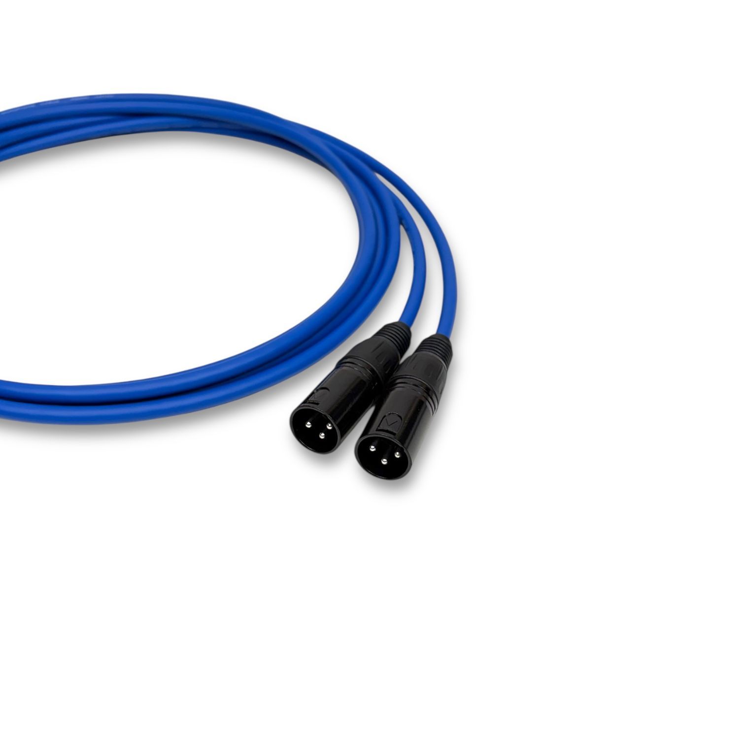 ICケ－ブル2本 MOGAMI 2549 BLUE TRS XLR ケーブル 2m 2本セット - メルカリ