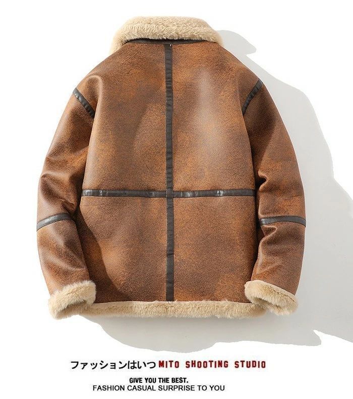 ストア ムートンジャケット 裏ボア レザージャケット メンズジャケット