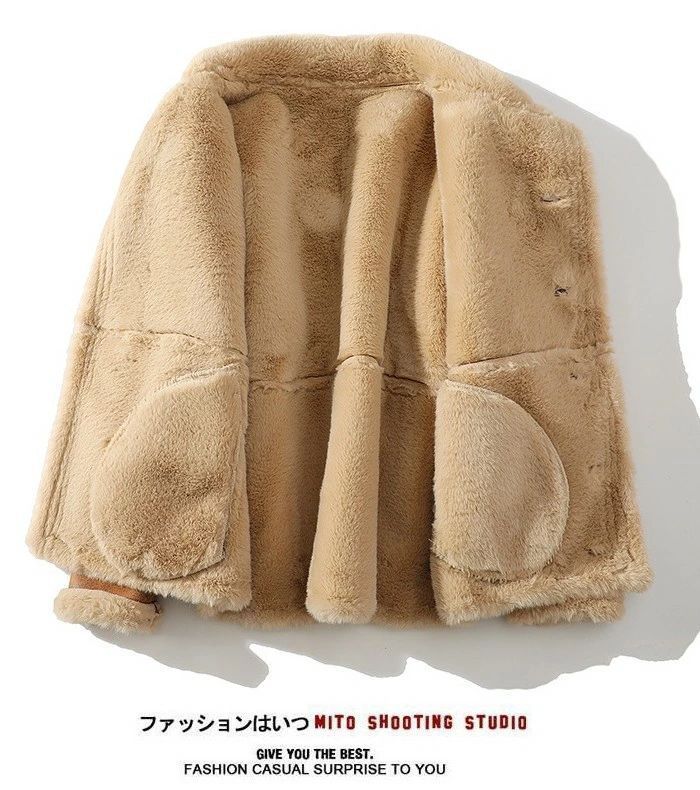 ストア ムートンジャケット 裏ボア レザージャケット メンズジャケット