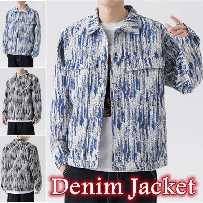 デニムジャケット ショートコート ジージャン メンズ ゆったり シンプル カジュアルジャケット Gジャン 男性用 春秋新作 アウター