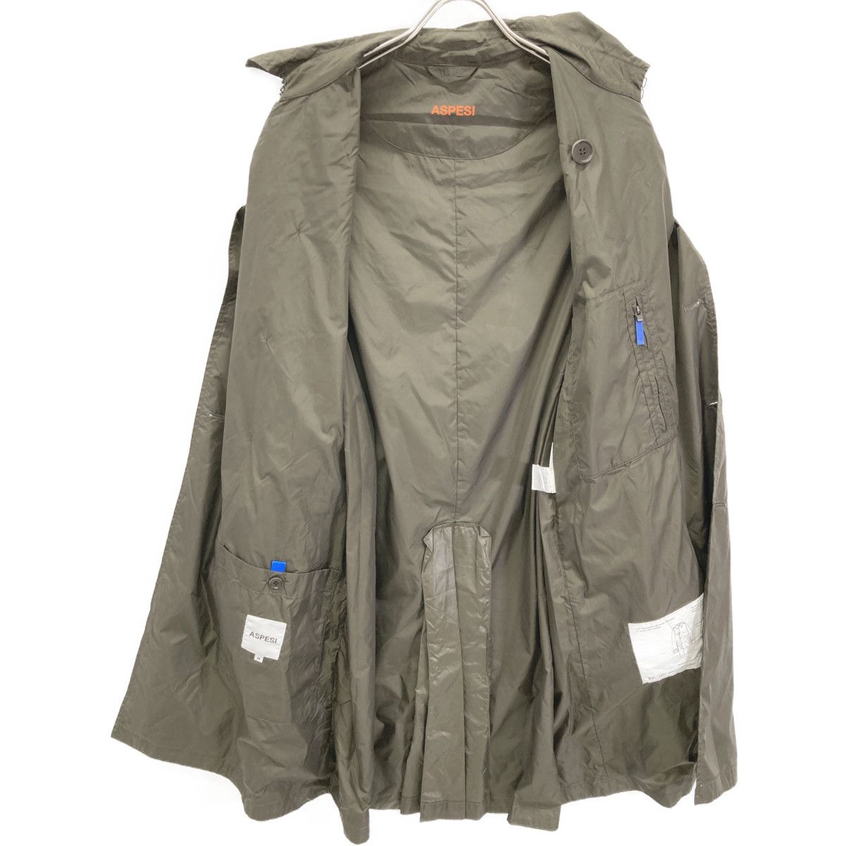 ASPESI アスペジ ｶｰｷ ﾅｲﾛﾝﾄﾚﾝﾁｺｰﾄ Ⅿ - メルカリ