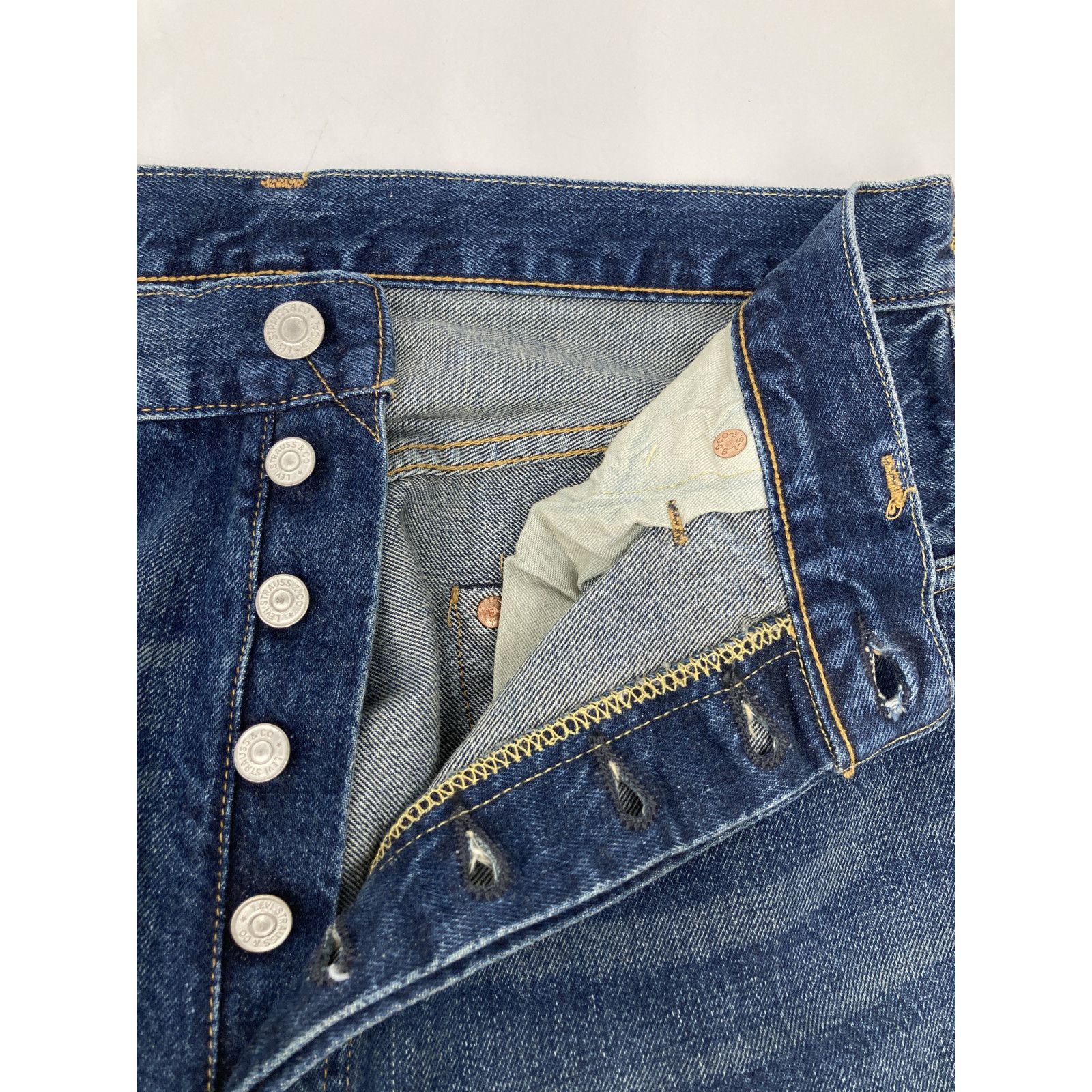 LEVI'S リーバイス 555刻印 501-0003 BIG E 均等赤ﾀﾌﾞ 501XXﾃﾞﾆﾑﾊﾟﾝﾂ