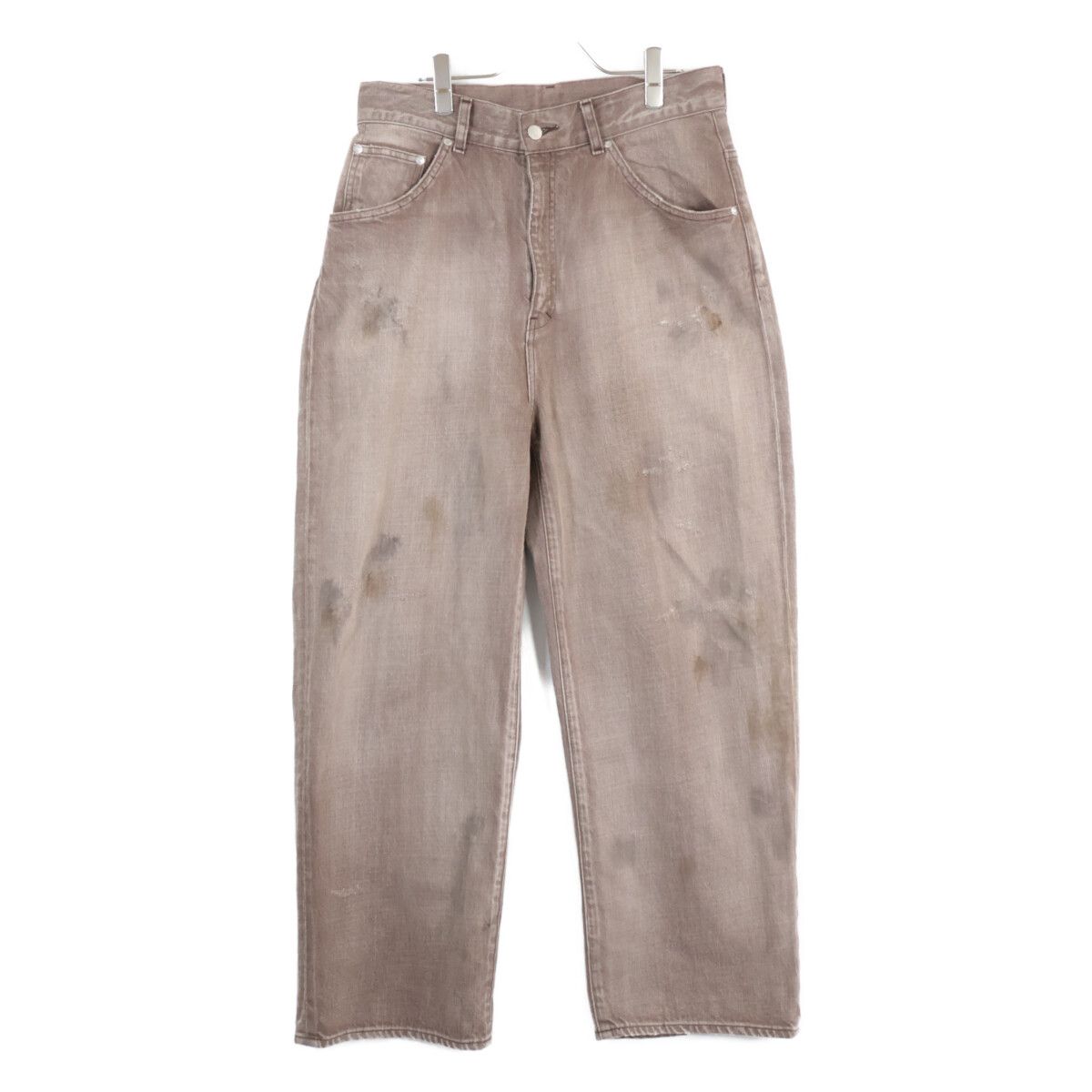 ANCELLM アンセルム ブラウン 01 AGING デニムパンツ 1