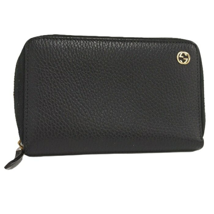GUCCI インターロッキングG ラウンドファスナー 長財布 レザー 購入