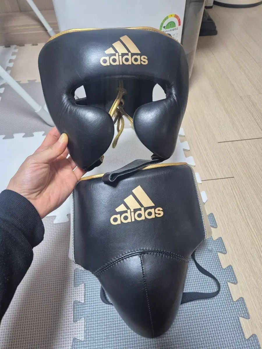 アディダス ボクシング ヘッドギア 낭심サポーター セット