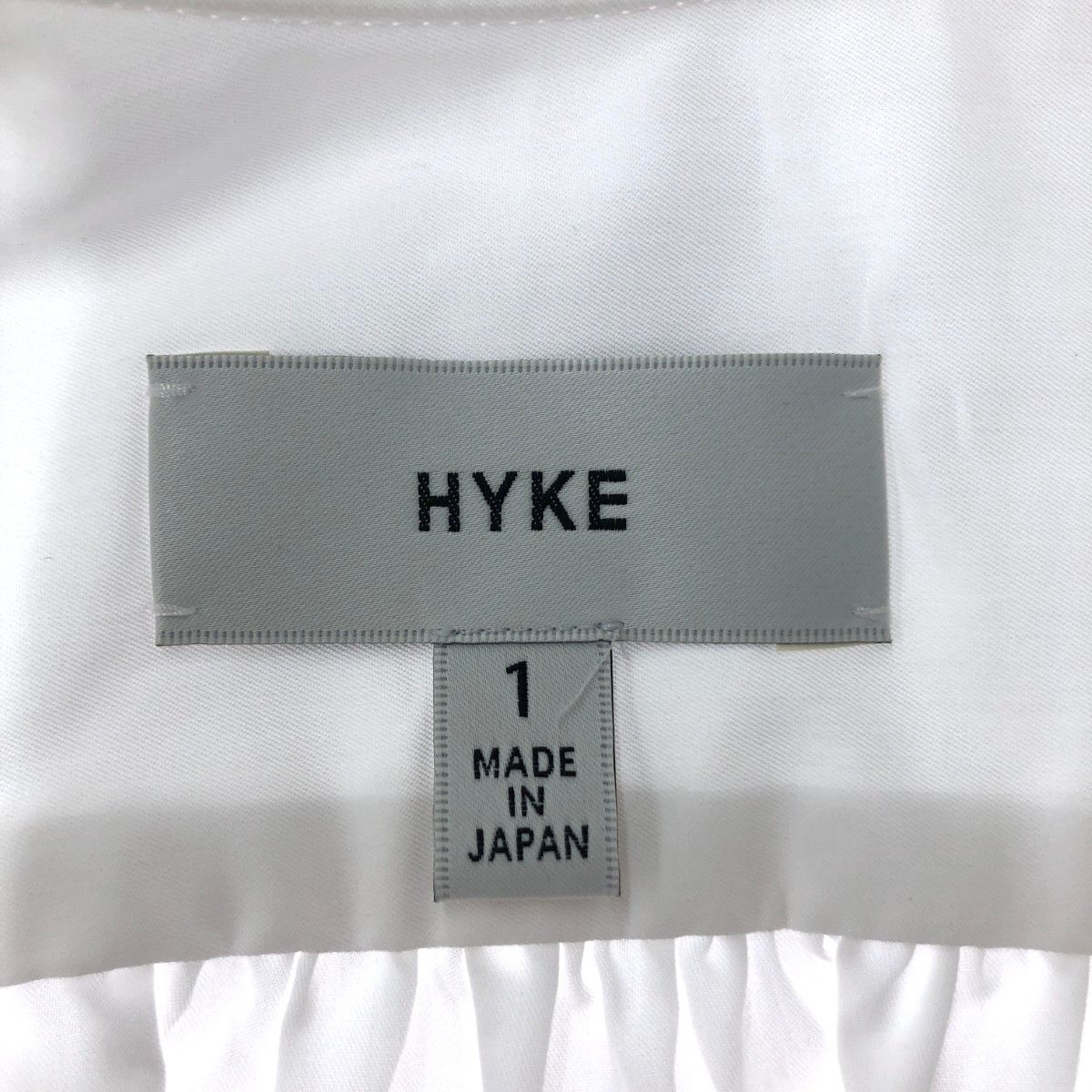 HYKE ハイク 長袖シャツ サイズ:1 オーバーサイズ ホワイト レディース