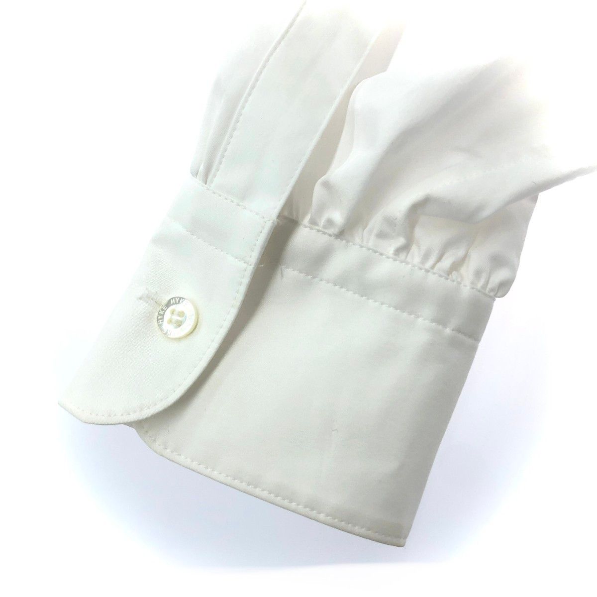 HYKE ハイク 長袖シャツ サイズ:1 オーバーサイズ ホワイト レディース