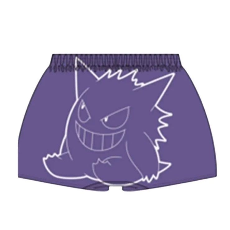 ポケモン 前開きボタン付き トランクス ゲンガー XL 紫