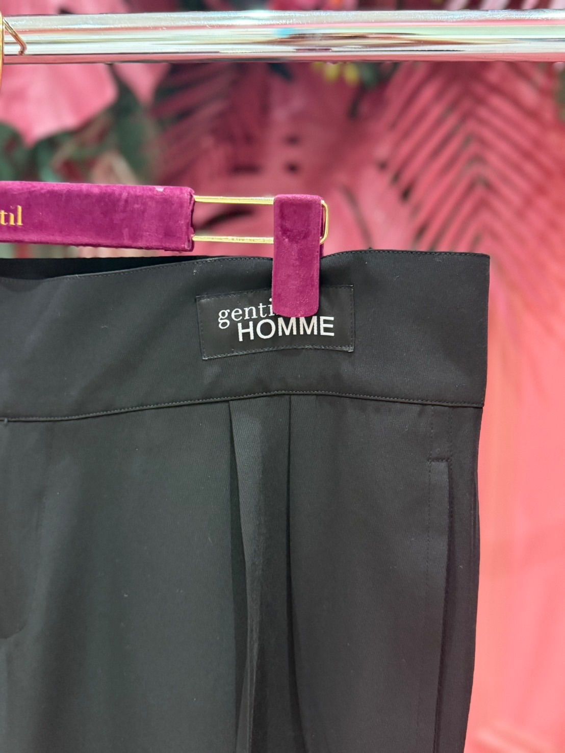 Egentil ジャンティ HOMME 社交ダンス ウェア メンズ パンツ ブラック ラテン E