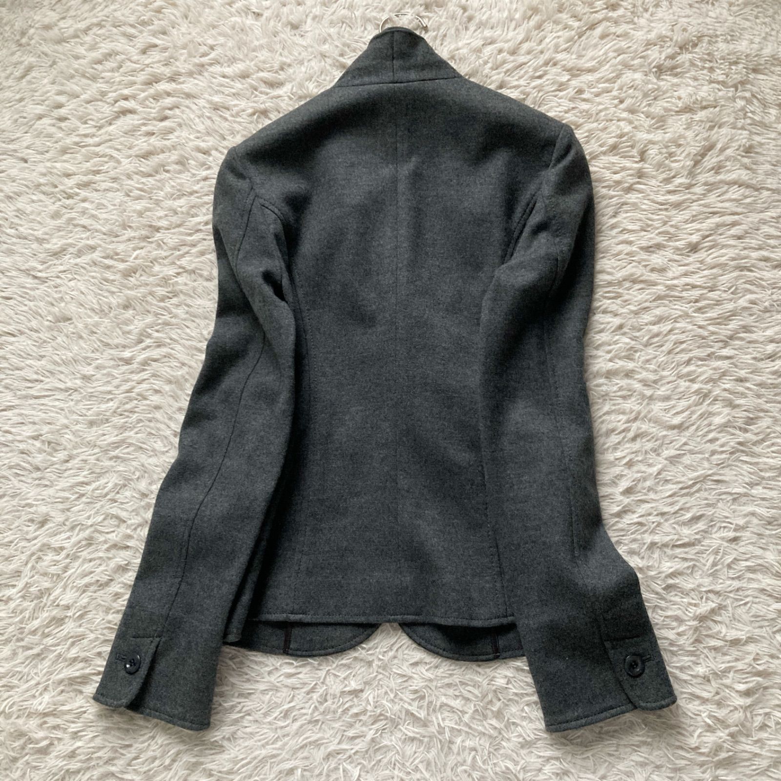 レディース 美品 NARACAMICIE ナラカミーチェ フリルデザイン ウール 