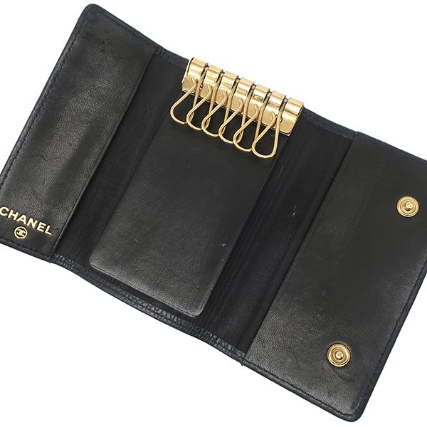 シャネル CHANEL キーケース ココマーク キーケース レザー キャビア