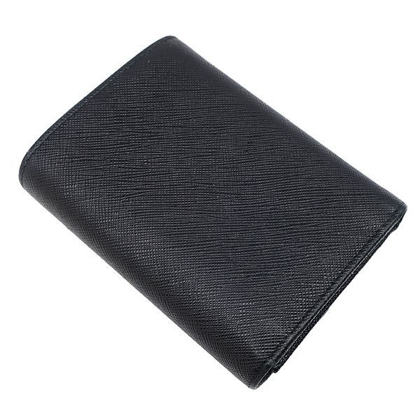 【美品】 PRADA プラダ / サフィアーノフィオッココンパクトウォレット プラダ PRADA 三つ折り財布 サフィアーノ フィオッコ コンパクト