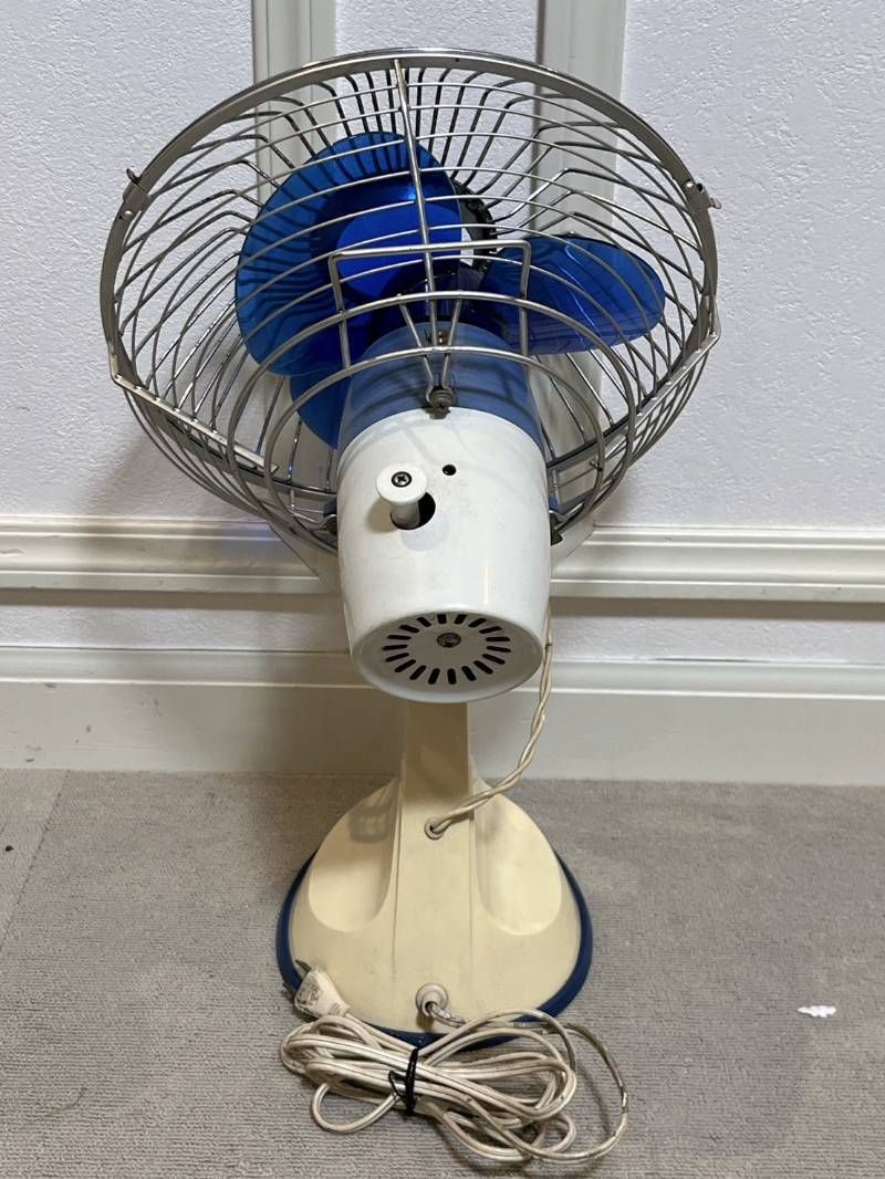 ナショナル 扇風機 首振り卓上扇 F-20FG 20㎝ 昭和レトロ 動作確認ok