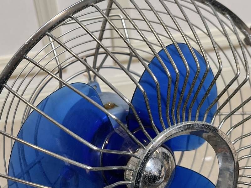 ナショナル 扇風機 首振り卓上扇 F-20FG 20㎝ 昭和レトロ 動作確認ok