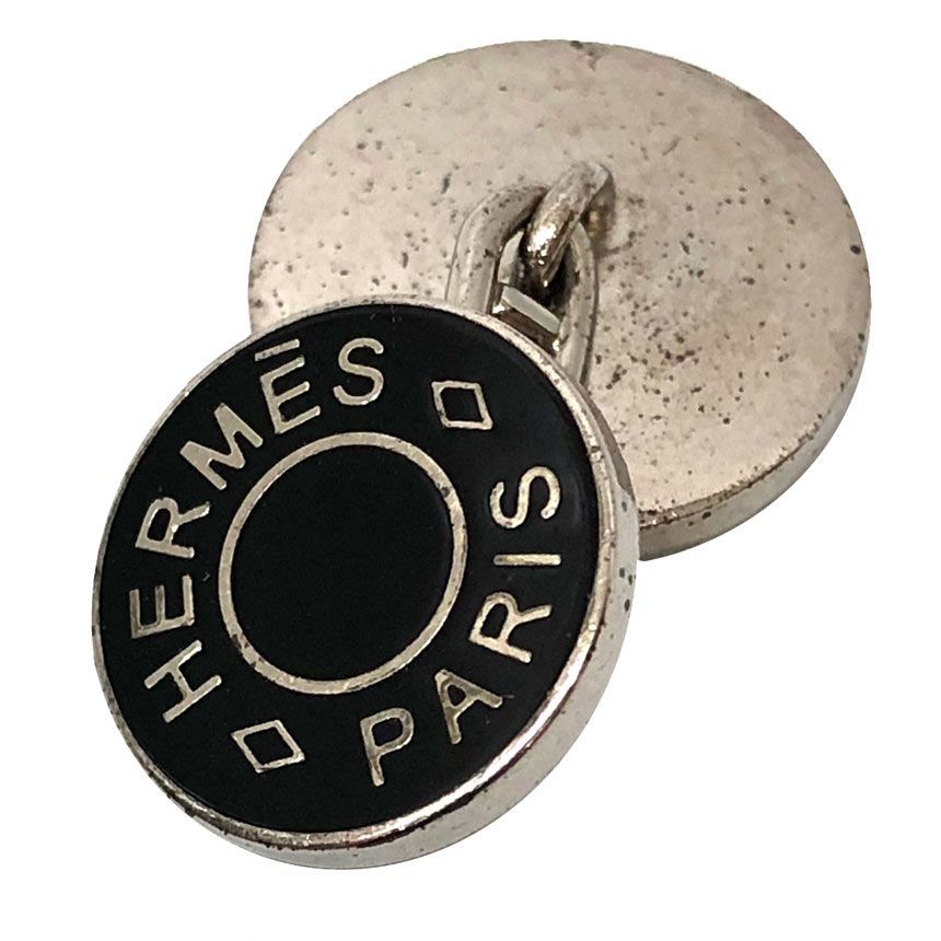 HERMES エルメス セリエ カフス カフリンクス ブラック メンズ aq 12334