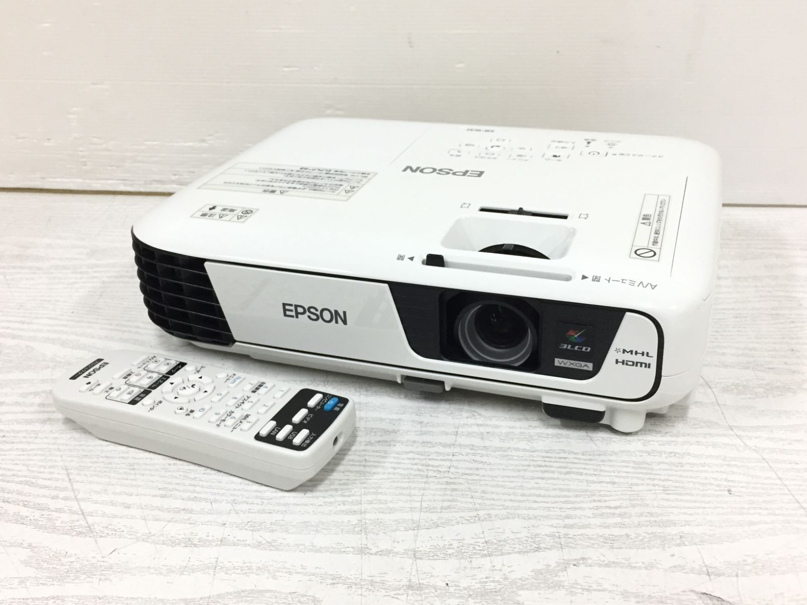 良品】EPSON エプソン EB-W31 プロジェクター 3200lm 動作品 - メルカリ
