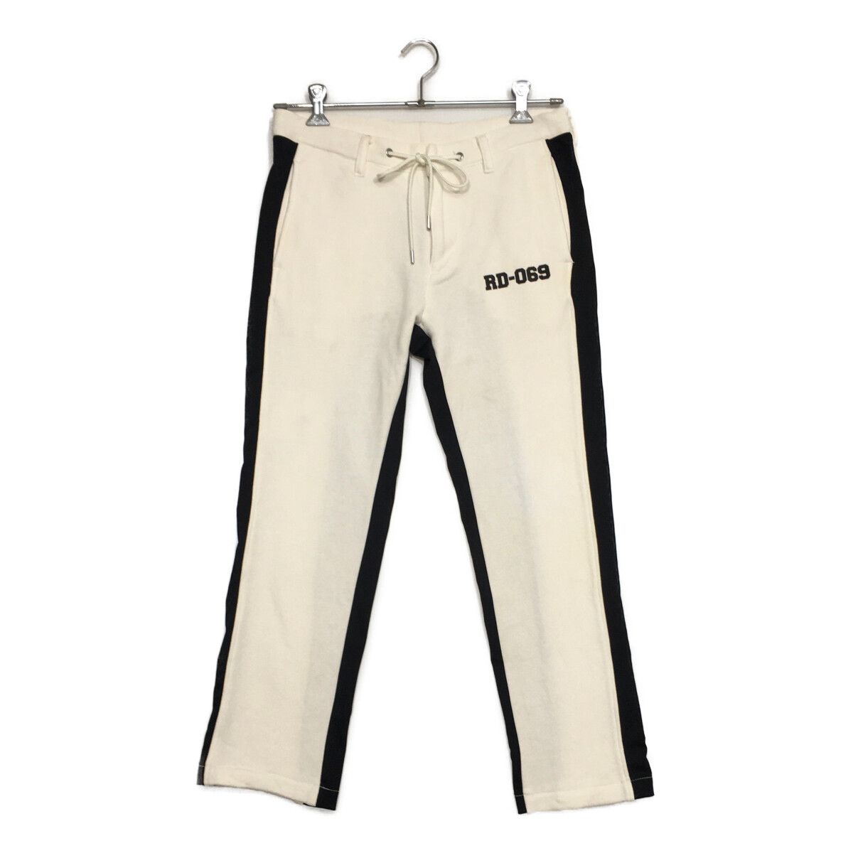 メンズ ロックデュード ROCK・DUDE パンツ 2(M) 白×黒 ホワイト