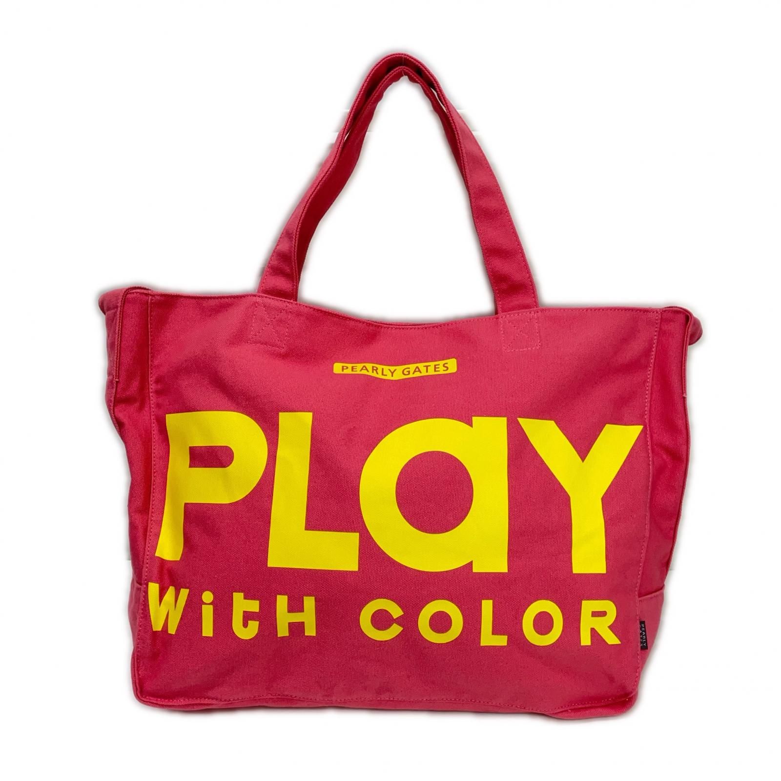 PEARLY GATES ピンク ボストンバッグ　トートバッグ パーリーゲイツ PEARLY GATES トート型ボストンバッグ ピンク ロッカー