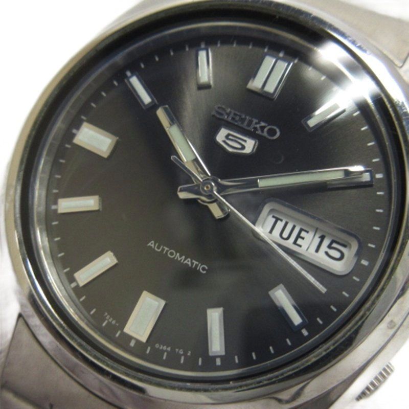 セイコー SEIKO セイコー5 ファイブ 腕時計 裏スケ 自動巻き 7S26-0480