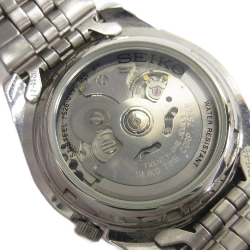 セイコー SEIKO セイコー5 ファイブ 腕時計 自動巻き 裏スケ 7S26-01V0