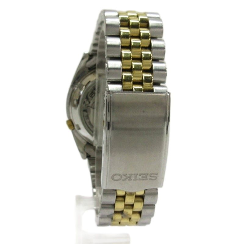 セイコー SEIKO セイコー5 ファイブ コンビ 腕時計 自動巻き 裏