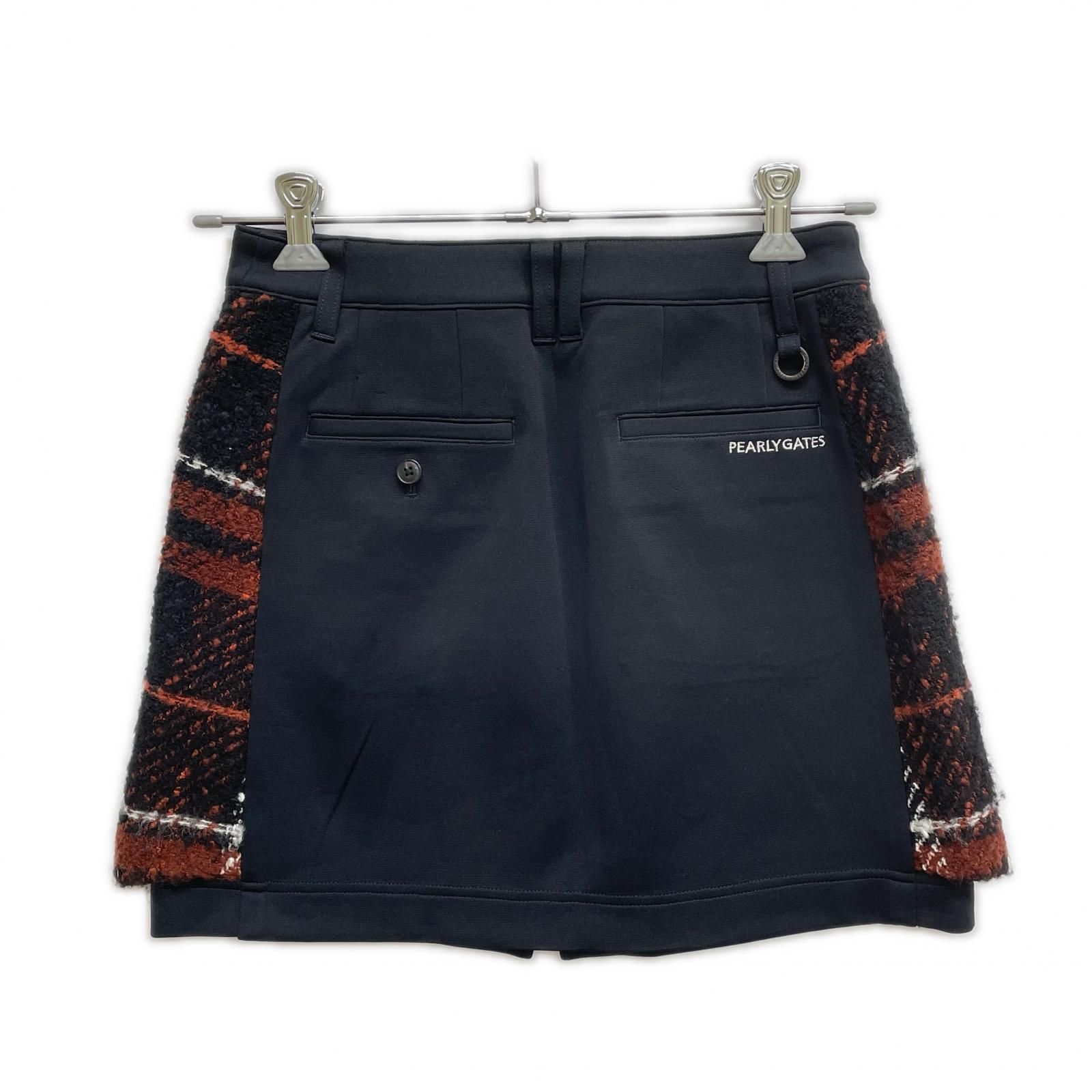中古 レディース パーリーゲイツ PEARLY GATES スカート 1(M) 紺×茶系