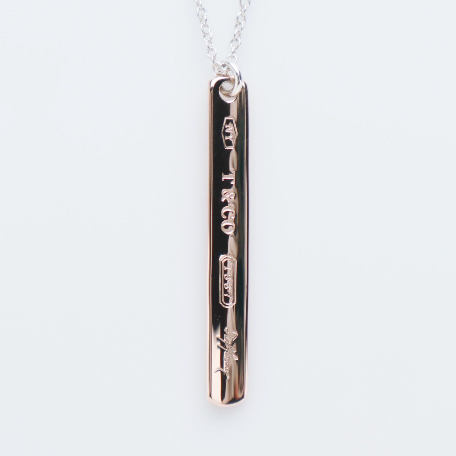 ティファニー1837コレクションのナロー バーペンダント ネックレス TIFFANY&Co.（ティファニー） ネックレス 1837 バー ペンダント