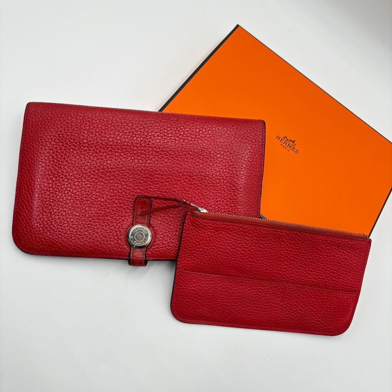 エルメス ドゴンGMトゴ 5 L刻印長財布
