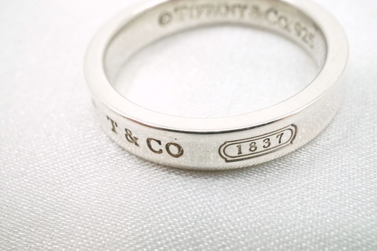 ティファニー 1837 リング 指輪 15号 メンズ Unisex SV925 銀 シルバー