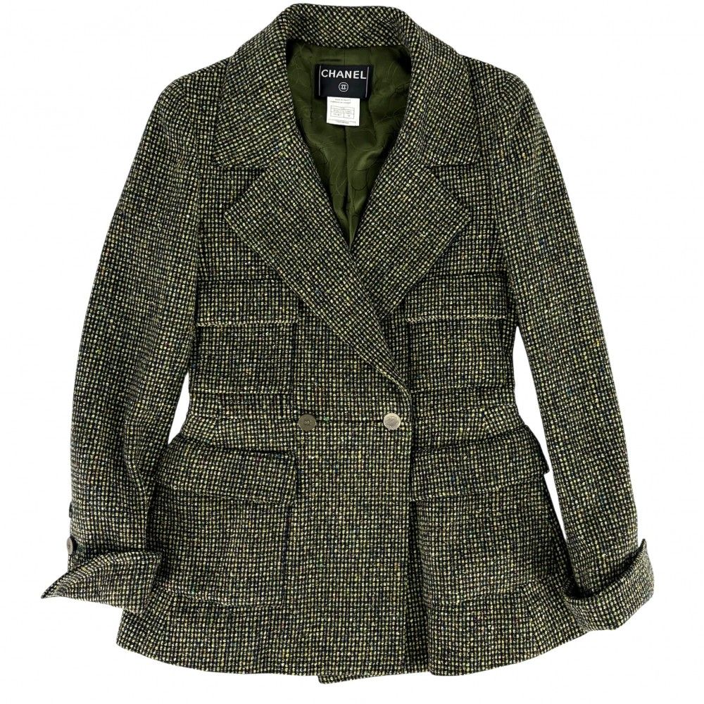 シャネル アウター レディース ツイード ジャケット アパレル 服