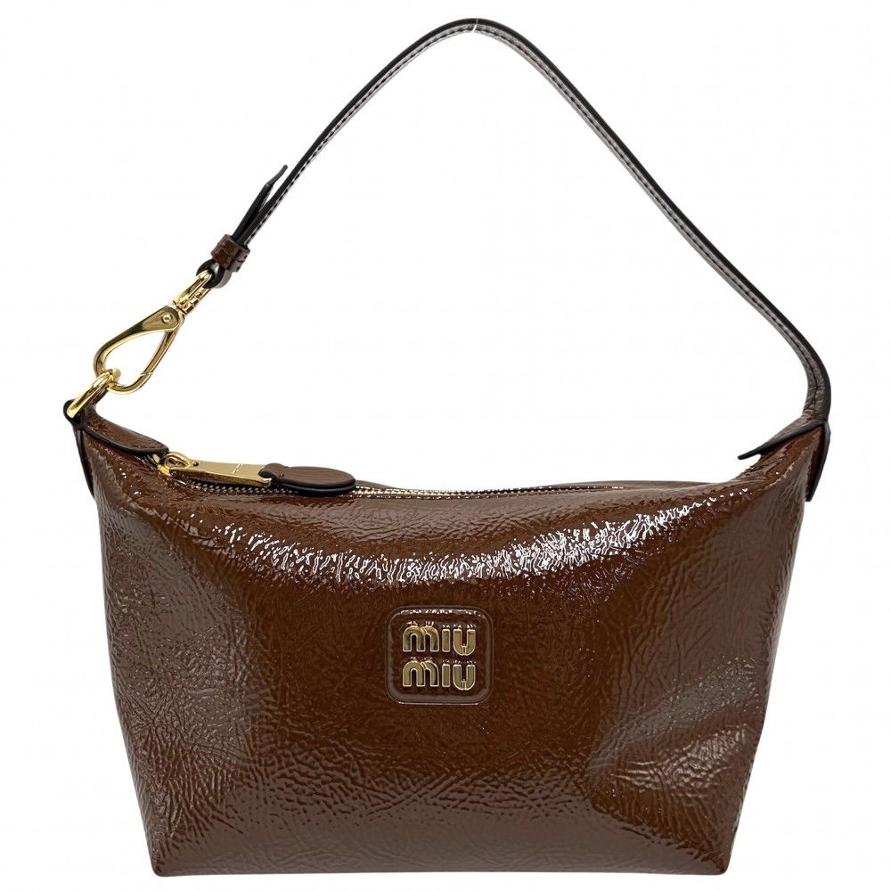 ミュウミュウ ハンドバッグ レディース ナプラック MIUMIU エナメル