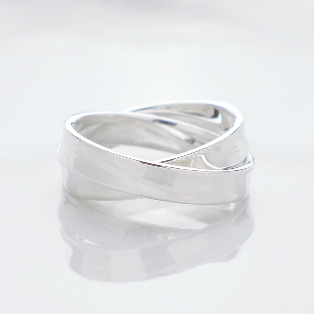 ティファニー インターロッキング 925 リング 8号 - c.2000s - メルカリ