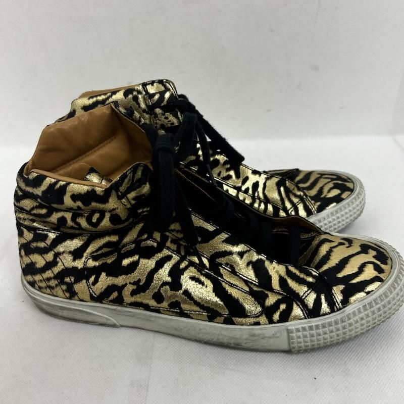 ジミーチュウ Jimmy Choo ゴールド ハイカットスニーカー 240002229133