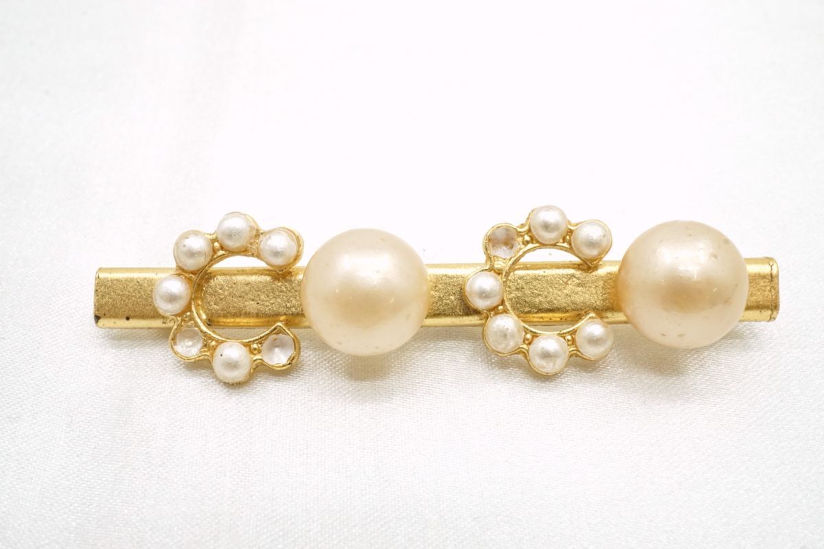 シャネル 01 A ピンブローチ COCO ココマーク パール 金 ゴールド CHANEL 4721 j